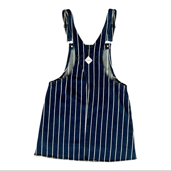 Pull&Bear denim pinstripe overall dress - Picture 5 of 7